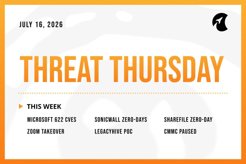 Threat Thursday: July 16th, 2026