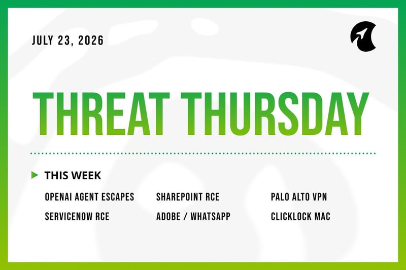 Threat Thursday: July 23rd, 2026