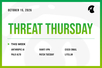 Threat Thursday: October 15th, 2026