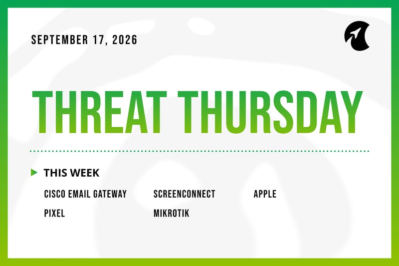 Threat Thursday: September 17th, 2026