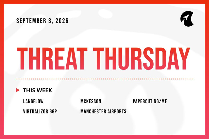 Threat Thursday: September 3rd, 2026
