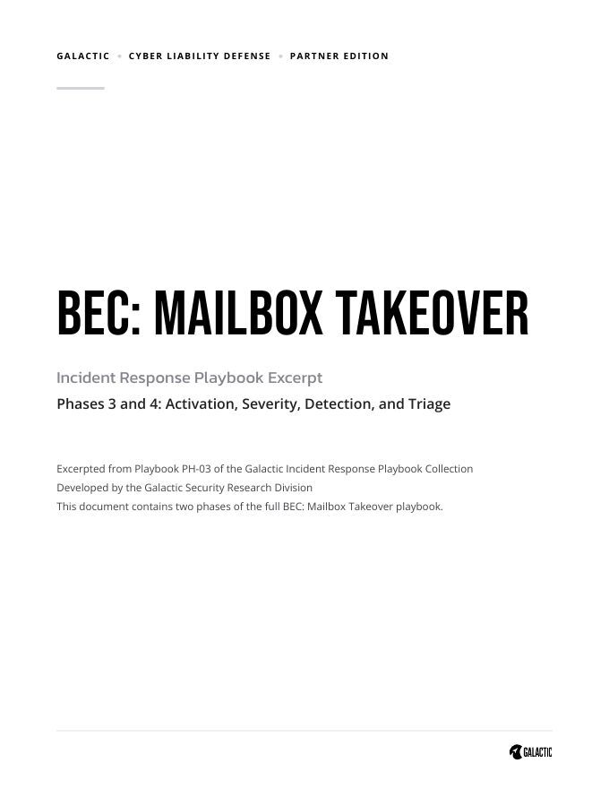 BEC playbook excerpt — page 1 of 12